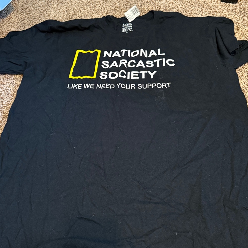 Society Black Graphic Tee